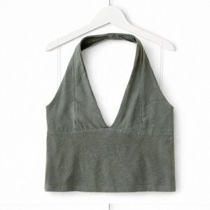 BDG Deep V-Neck Halter Top